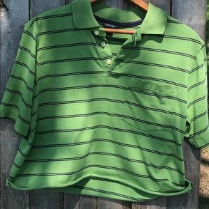 Cherokee cropped shirt.